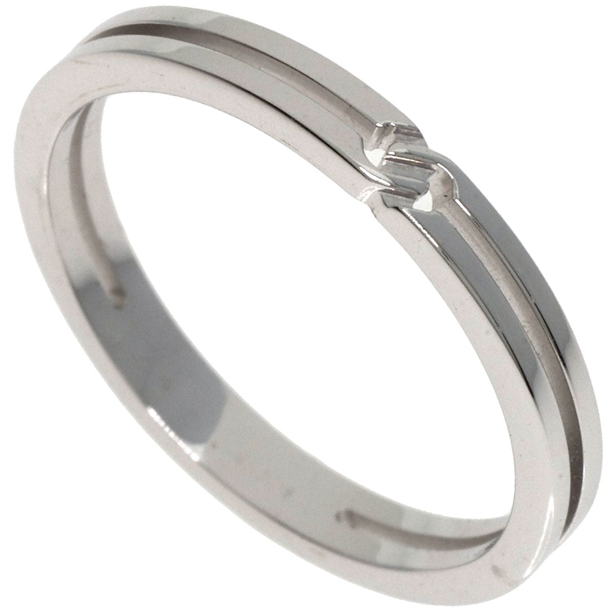 GUCCI   Ring Infinity 0.1" #8 K18 White Gold Ladies