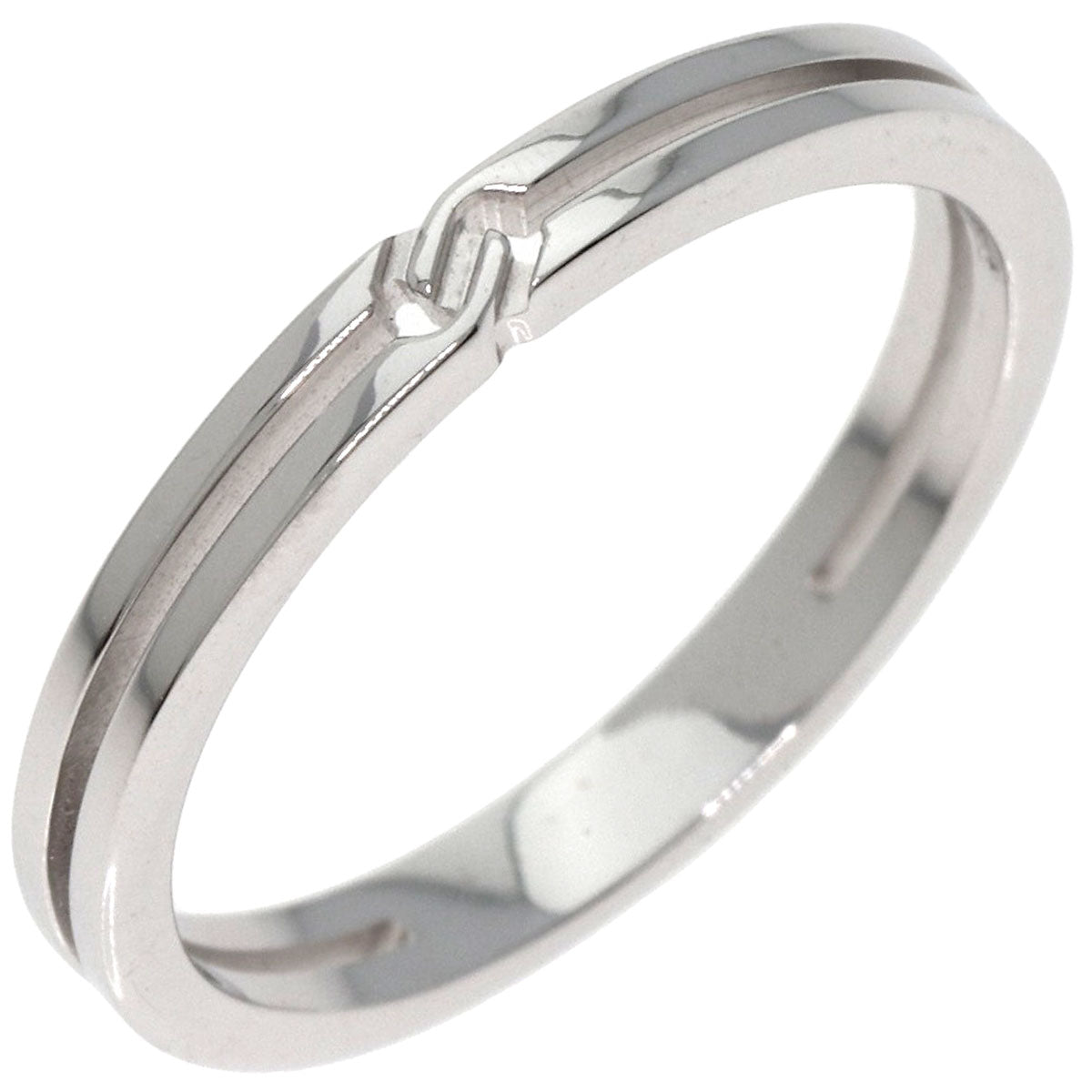 GUCCI   Ring Infinity 0.1" #8 K18 White Gold Ladies