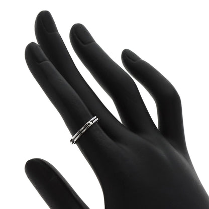 GUCCI   Ring Infinity 0.1" #8 K18 White Gold Ladies