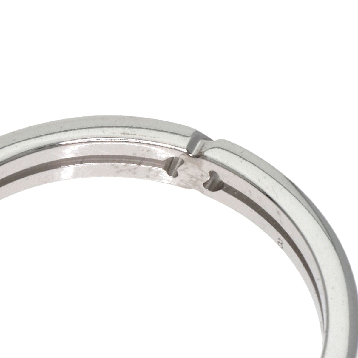 GUCCI   Ring Infinity 0.1" #8 K18 White Gold Ladies