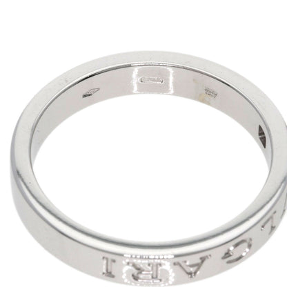 BVLGARI   Ring Double logo 1P Diamond K18 White Gold mens