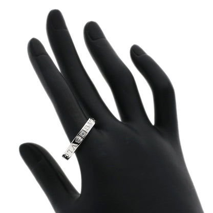 BVLGARI   Ring Double logo 1P Diamond K18 White Gold mens