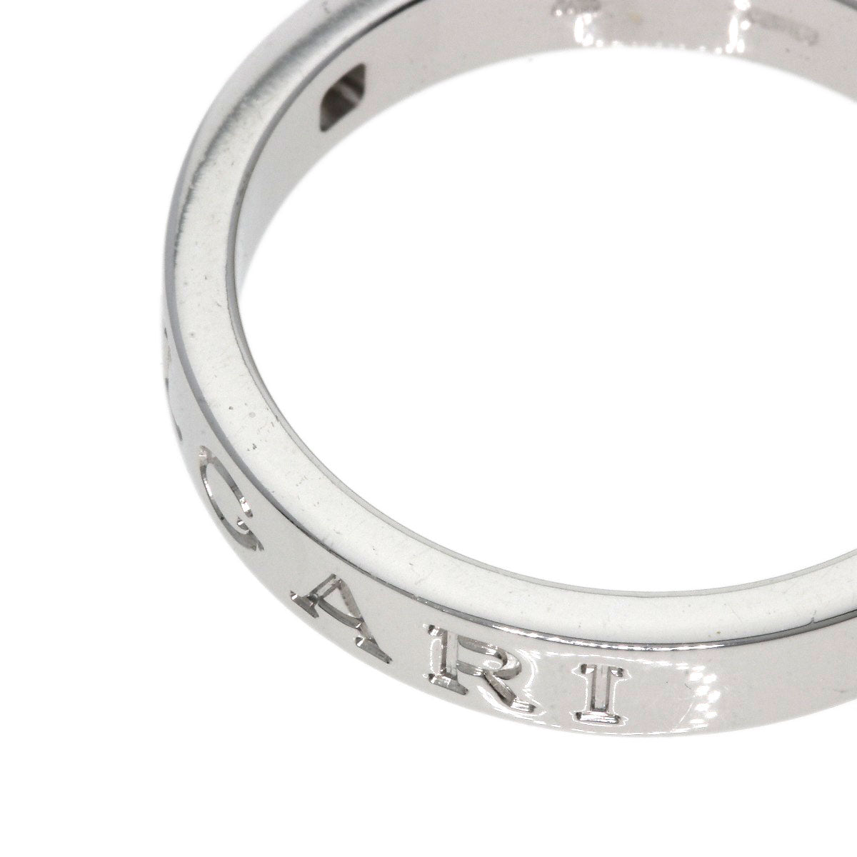 BVLGARI   Ring Double logo 1P Diamond K18 White Gold mens