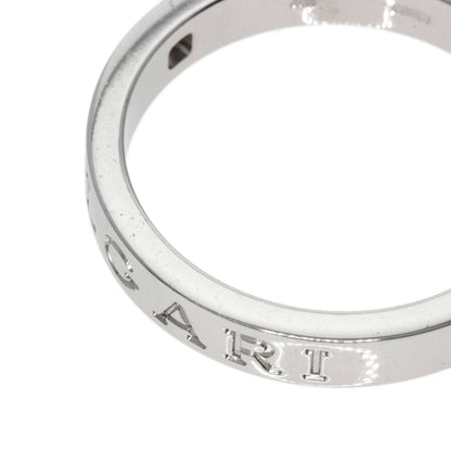 BVLGARI   Ring Double logo 1P Diamond K18 White Gold mens