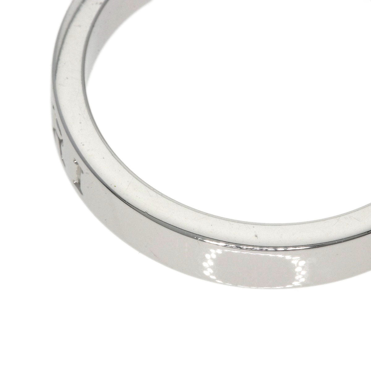 BVLGARI   Ring Double logo 1P Diamond K18 White Gold mens