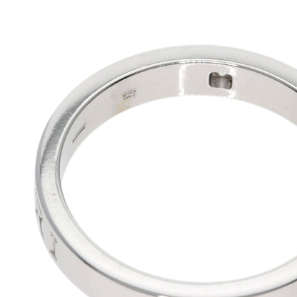BVLGARI   Ring Double logo 1P Diamond K18 White Gold mens