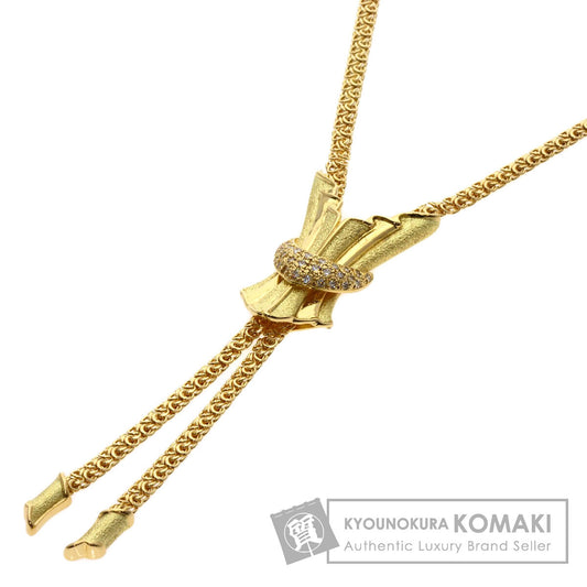 Jeunet   Necklace Diamond K18 Yellow Gold Ladies