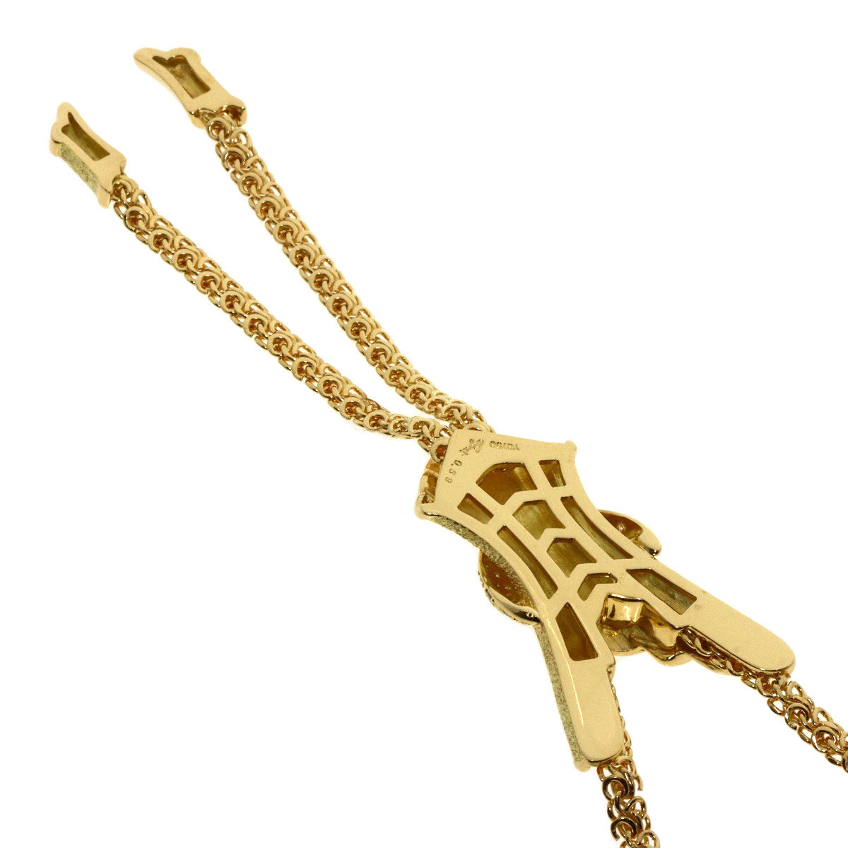 Jeunet   Necklace Diamond K18 Yellow Gold Ladies