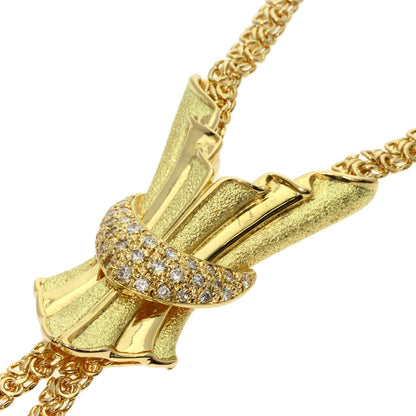 Jeunet   Necklace Diamond K18 Yellow Gold Ladies