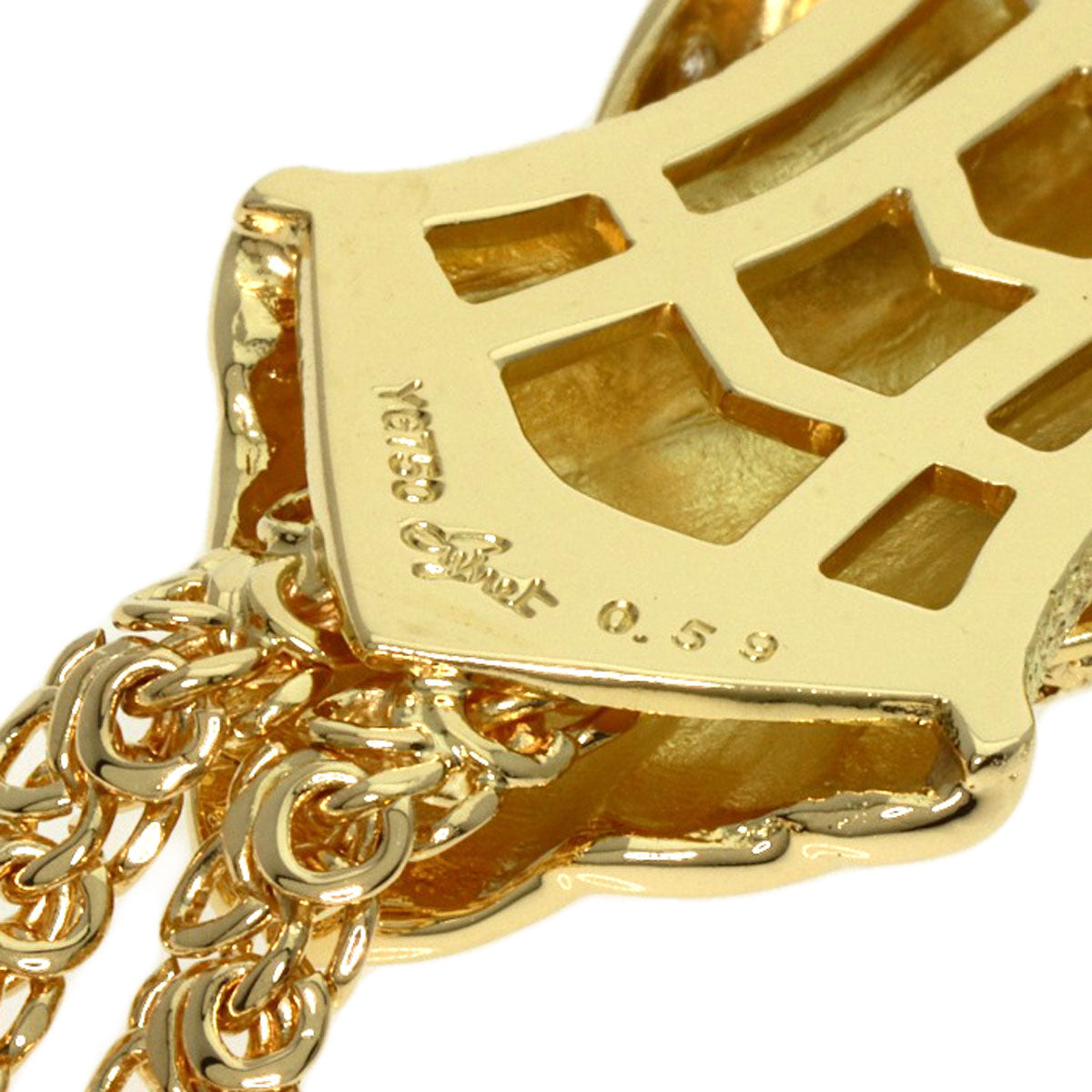 Jeunet   Necklace Diamond K18 Yellow Gold Ladies