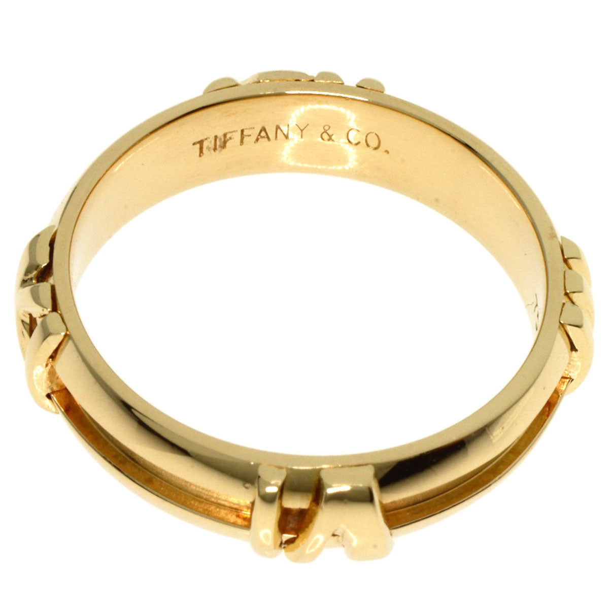 TIFFANY&Co.   Ring Atlas K18 Yellow Gold Ladies