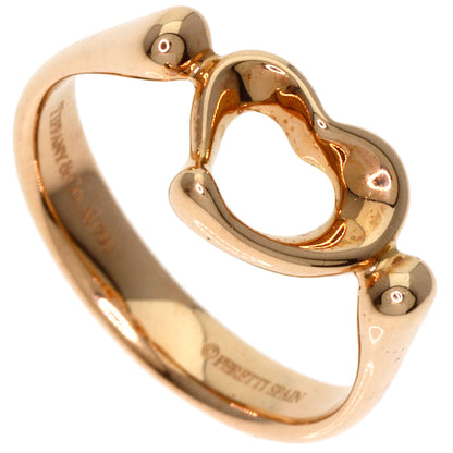 TIFFANY&Co. Open heart Ring K18 Pink Gold Ladies [Used]