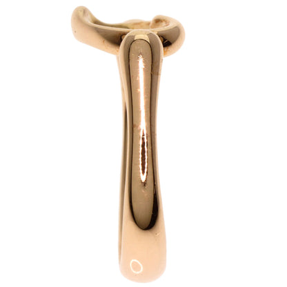 TIFFANY&Co. Open heart Ring K18 Pink Gold Ladies [Used]