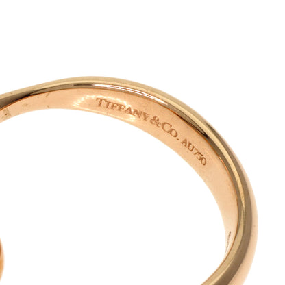 TIFFANY&Co. Open heart Ring K18 Pink Gold Ladies [Used]