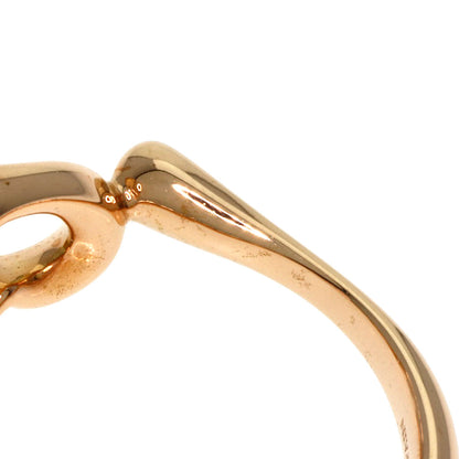 TIFFANY&Co. Open heart Ring K18 Pink Gold Ladies [Used]