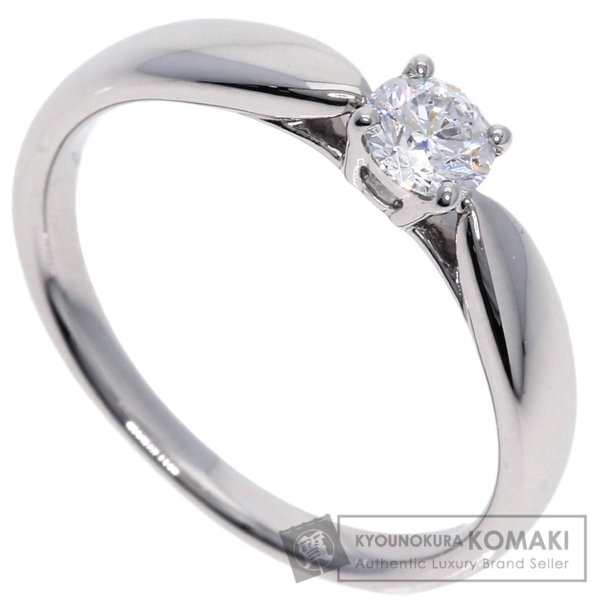 TIFFANY&Co. Harmony 1P Diamond Ring Platinum PT950 Ladies [Used]