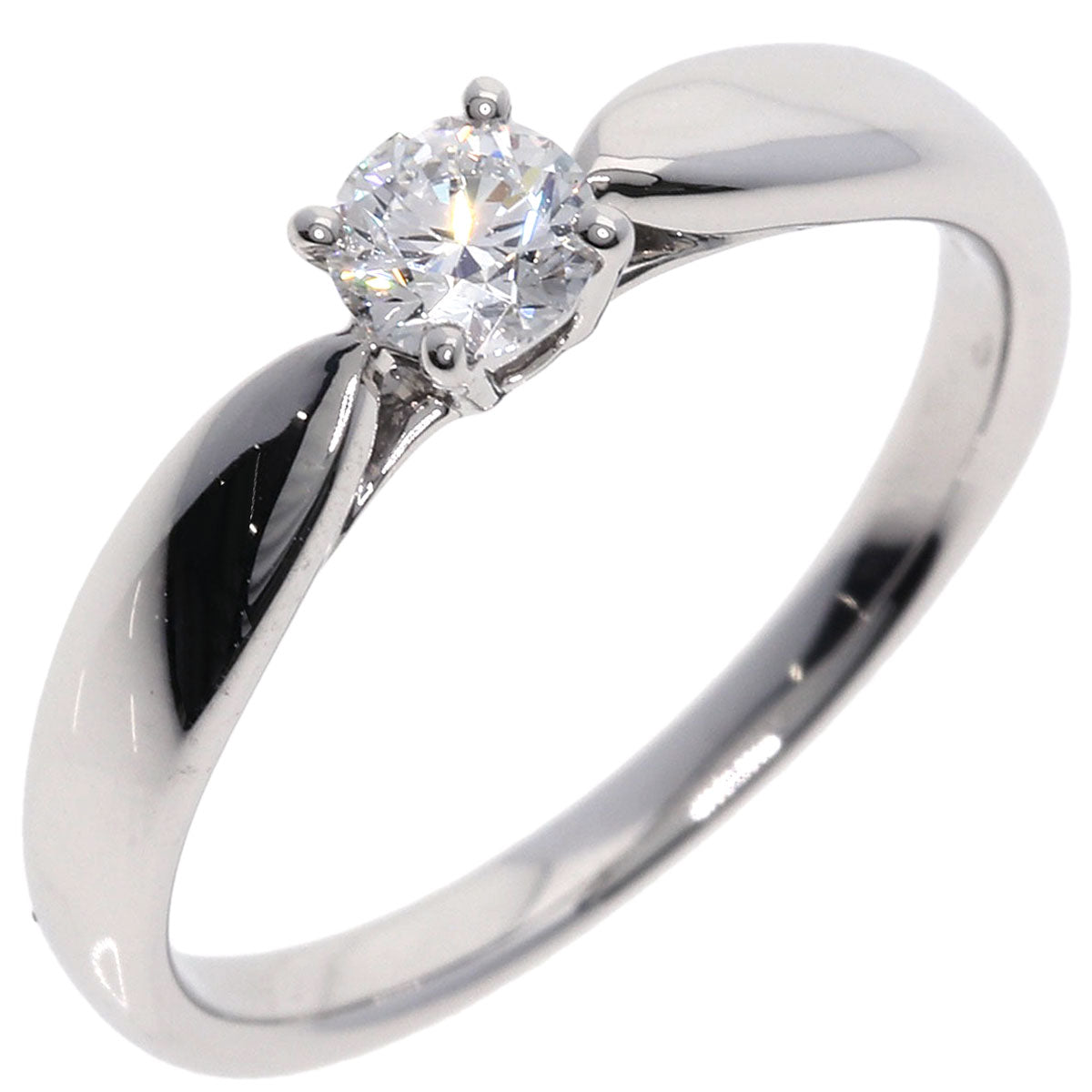 TIFFANY&Co. Harmony 1P Diamond Ring Platinum PT950 Ladies [Used]