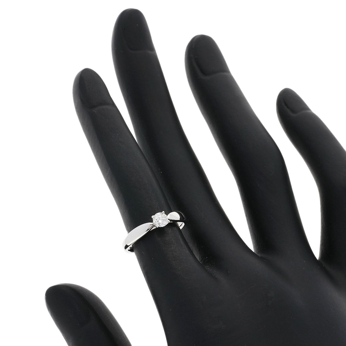 TIFFANY&Co. Harmony 1P Diamond Ring Platinum PT950 Ladies [Used]