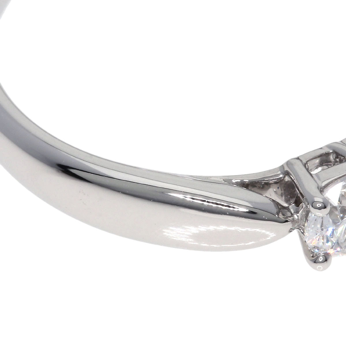 TIFFANY&Co. Harmony 1P Diamond Ring Platinum PT950 Ladies [Used]