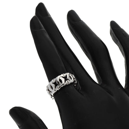 CARTIER Entrelaces #50 Ring K18 White Gold Ladies [Used]