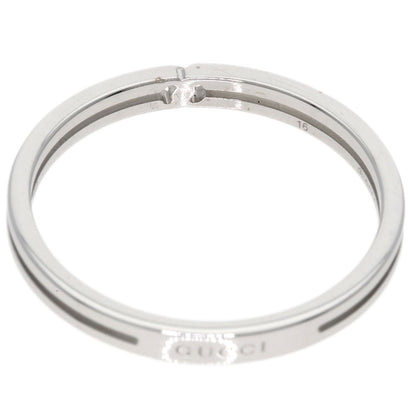 GUCCI   Ring Infinity #16 K18 White Gold Ladies