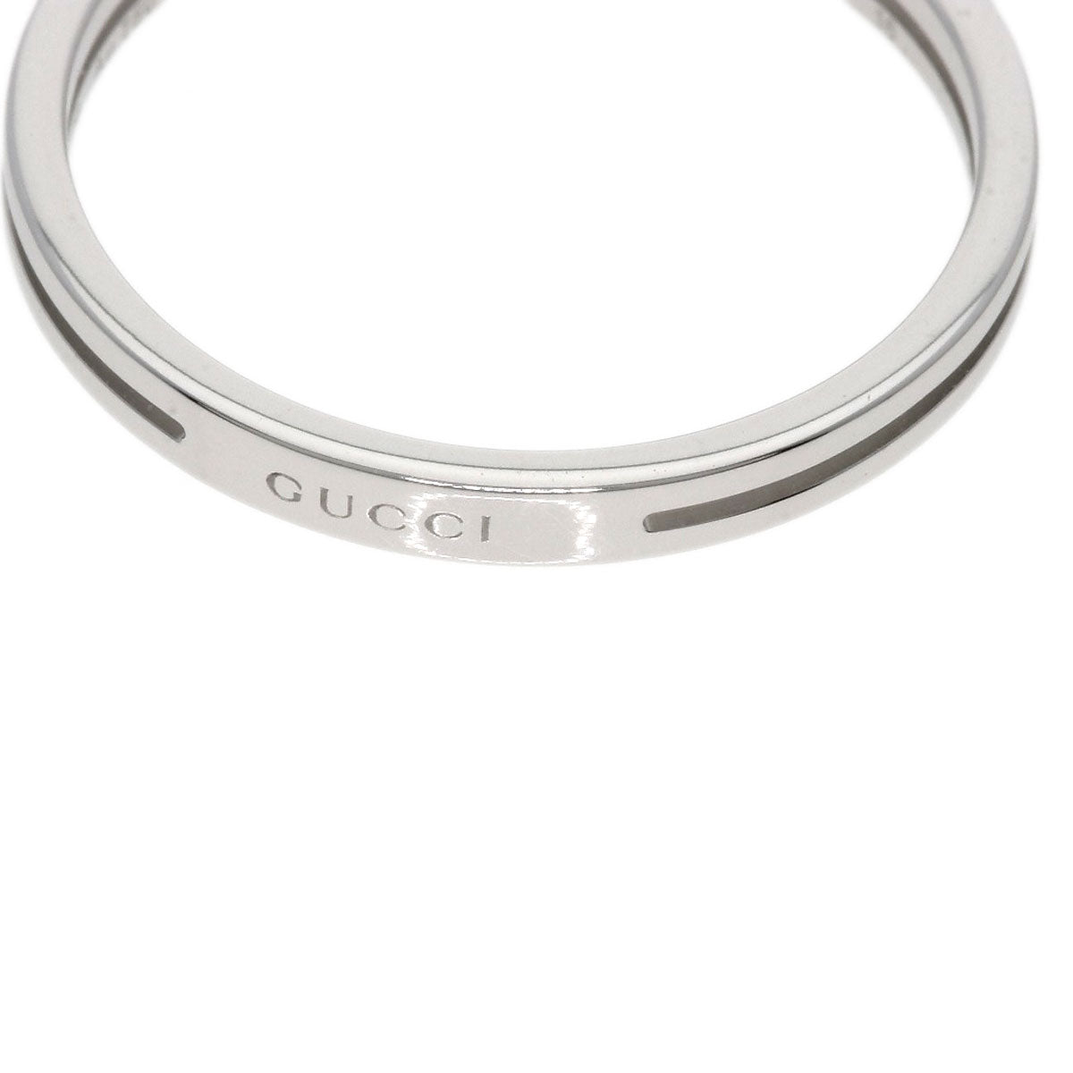 GUCCI   Ring Infinity #16 K18 White Gold Ladies