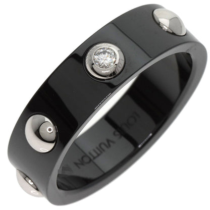 LOUIS VUITTON Petite Berg Crew 1P Diamond #64 Ring Ceramic PT900Ladies [Used]