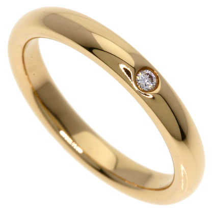 TIFFANY&Co.   Ring Stacking band 1P Diamond K18 Pink Gold Ladies