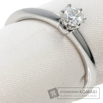 TIFFANY&Co.   Ring Solitaire Knife Edge Diamond Platinum PT950 Ladies
