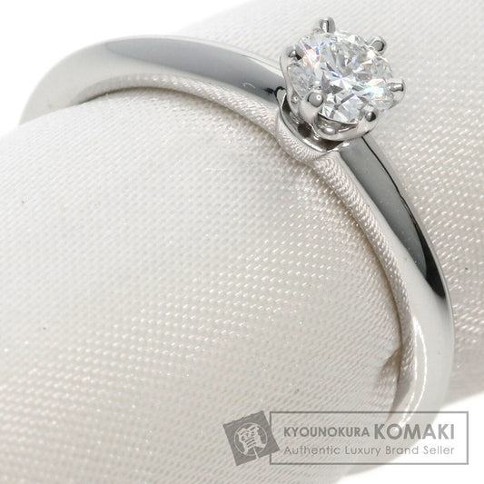 TIFFANY&Co.   Ring Solitaire Knife Edge Diamond Platinum PT950 Ladies
