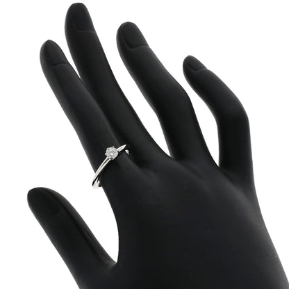 TIFFANY&Co.   Ring Solitaire Knife Edge Diamond Platinum PT950 Ladies