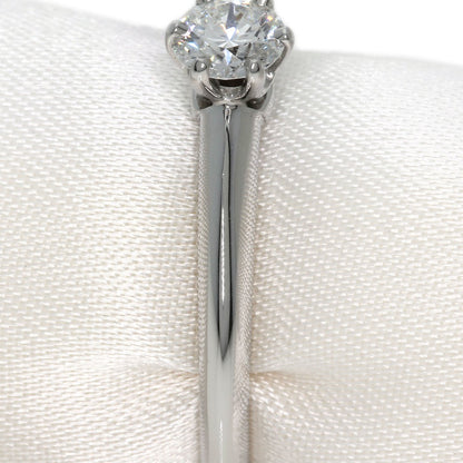 TIFFANY&Co.   Ring Solitaire Knife Edge Diamond Platinum PT950 Ladies