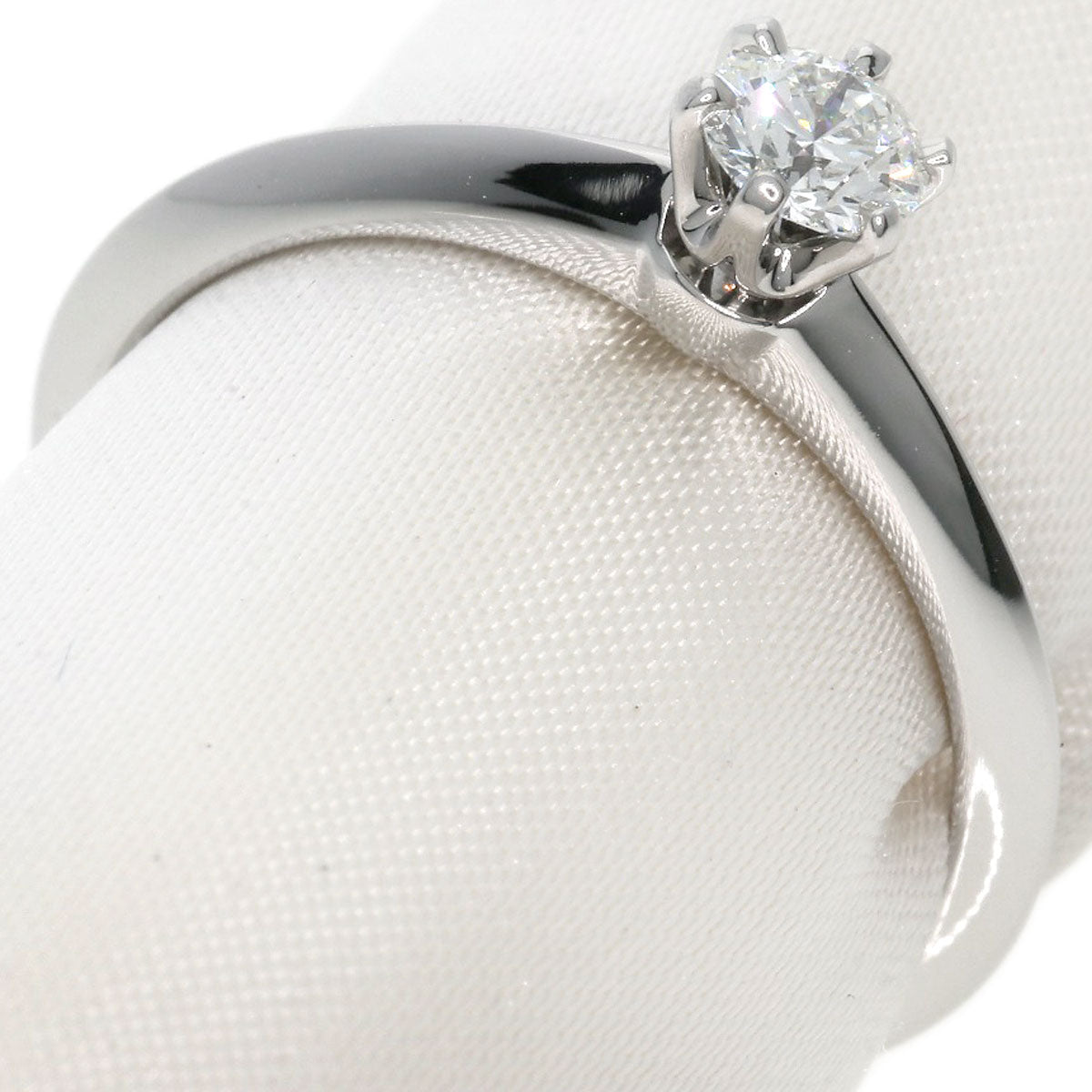 TIFFANY&Co.   Ring Solitaire Knife Edge Diamond Platinum PT950 Ladies