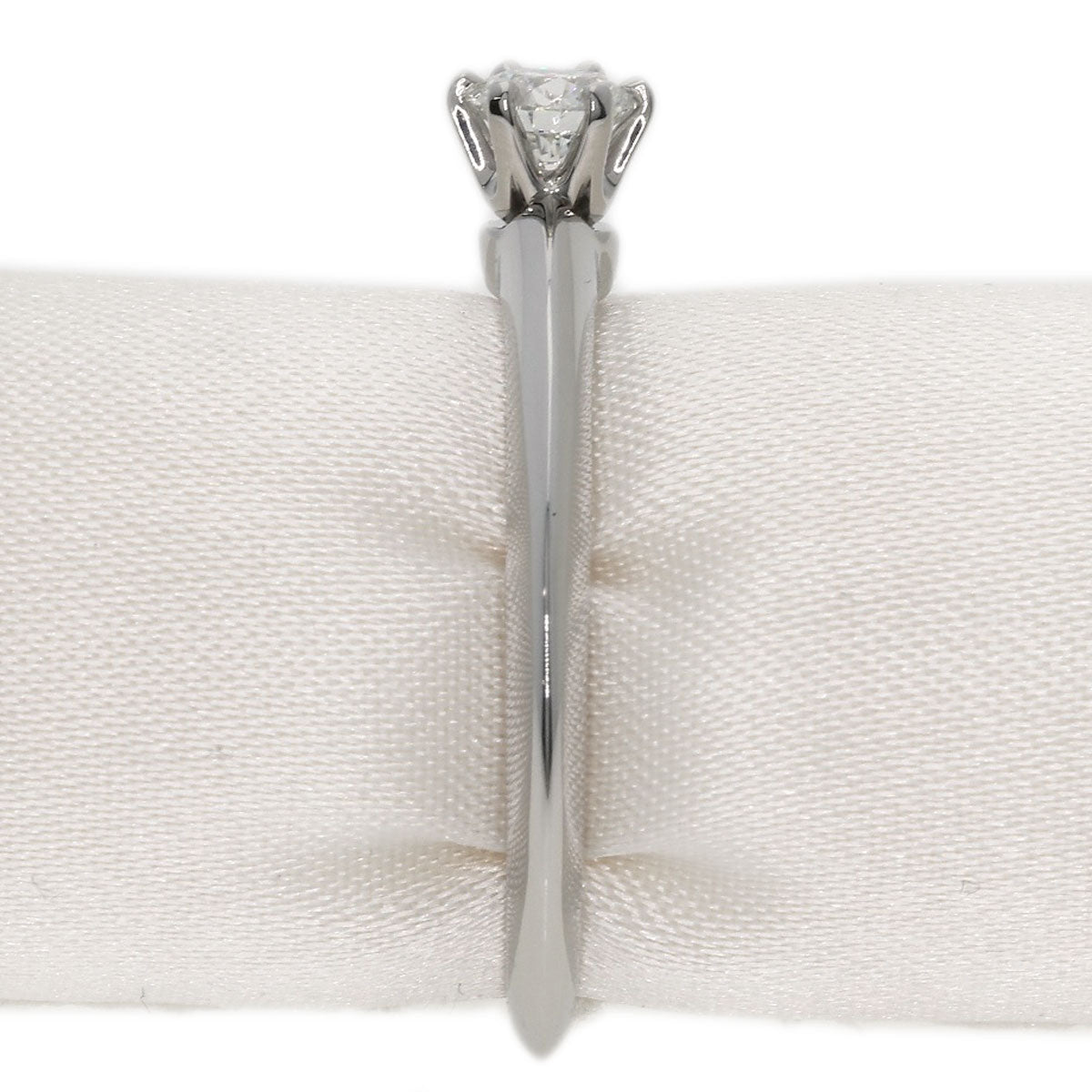 TIFFANY&Co.   Ring Solitaire Knife Edge Diamond Platinum PT950 Ladies