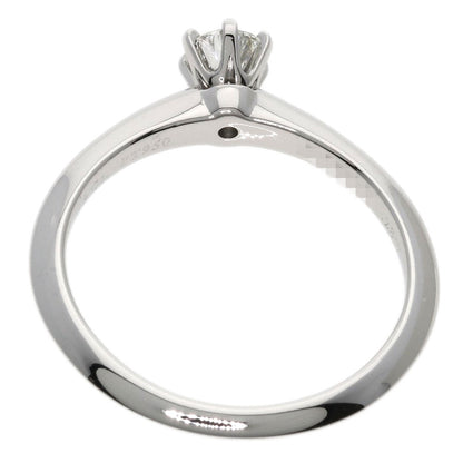 TIFFANY&Co.   Ring Solitaire Knife Edge Diamond Platinum PT950 Ladies