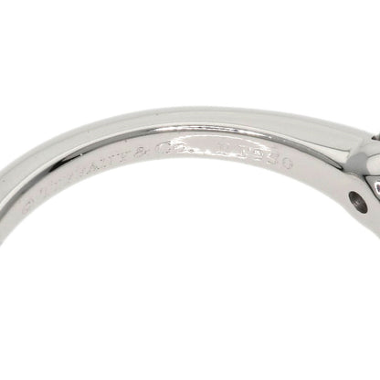TIFFANY&Co.   Ring Solitaire Knife Edge Diamond Platinum PT950 Ladies
