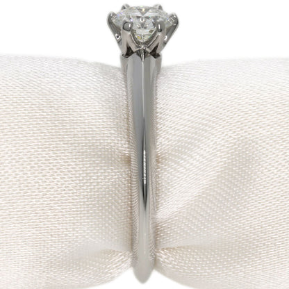 TIFFANY&Co.   Ring Solitaire Knife Edge Diamond Platinum PT950 Ladies