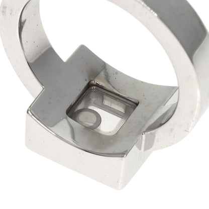 Chopard Happy diamond 1P Diamond Ring K18 White Gold Ladies [Used]