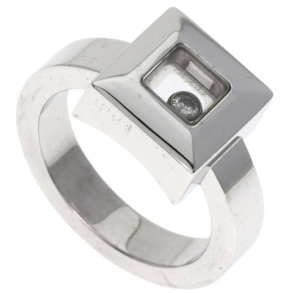 Chopard Happy diamond 1P Diamond Ring K18 White Gold Ladies [Used]