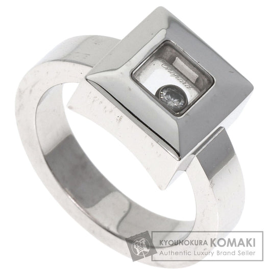 Chopard Happy diamond 1P Diamond Ring K18 White Gold Ladies [Used]
