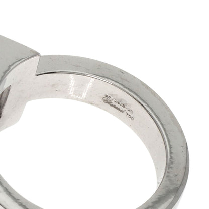 Chopard Happy diamond 1P Diamond Ring K18 White Gold Ladies [Used]