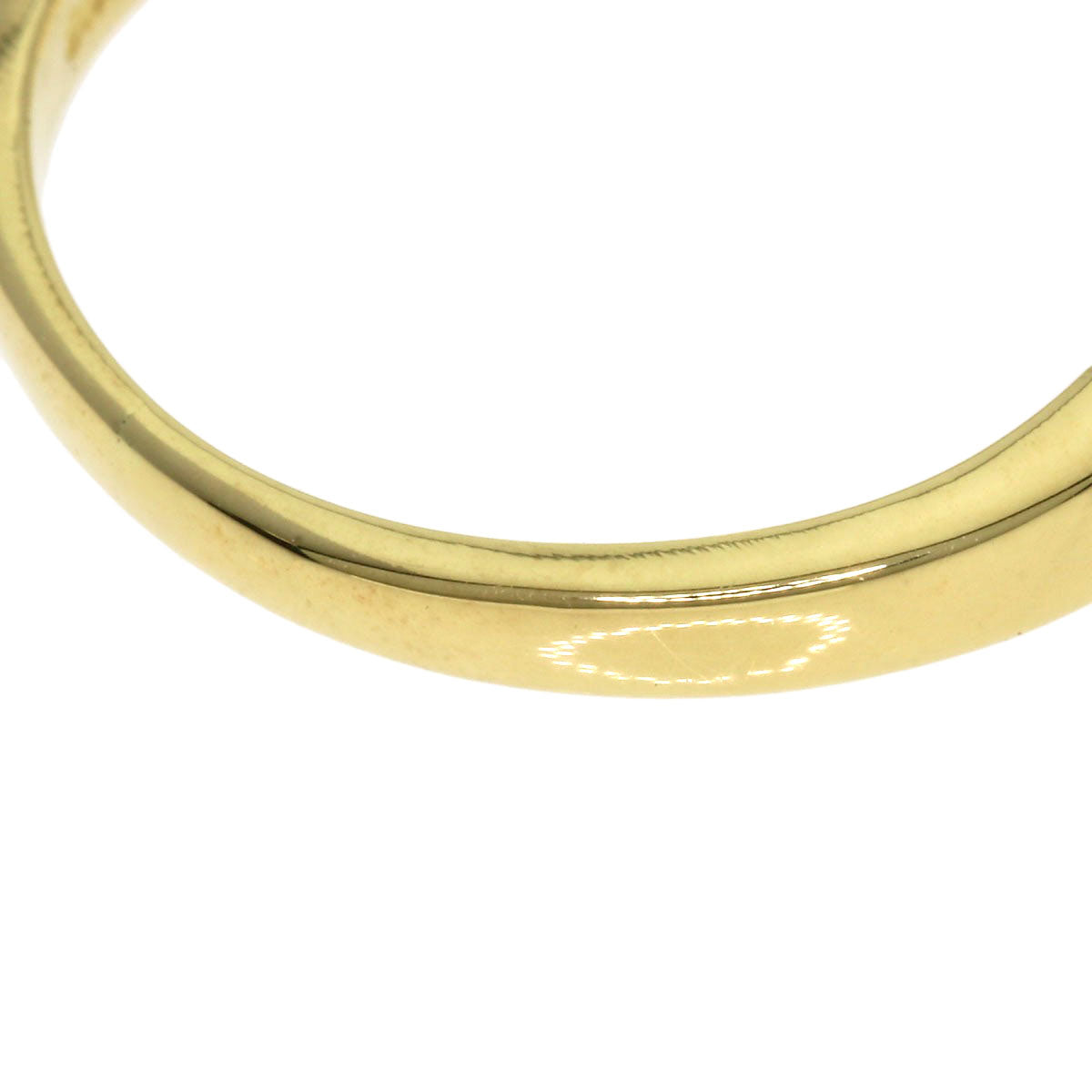 MIKIMOTO Akoya Pearl Pearl Enamel Diamond Ring K18 Yellow Gold Ladies [Used]