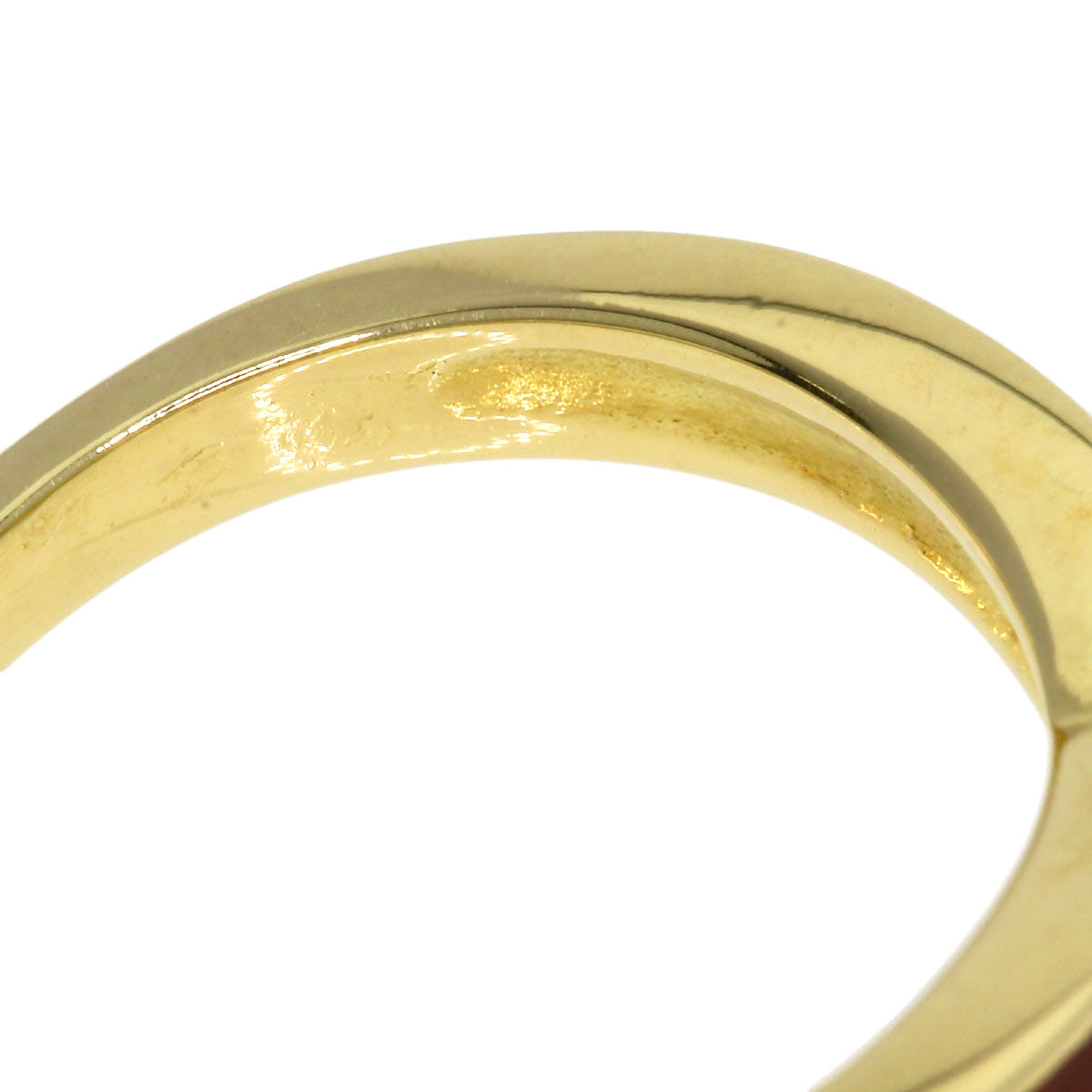 MIKIMOTO Akoya Pearl Pearl Enamel Diamond Ring K18 Yellow Gold Ladies [Used]