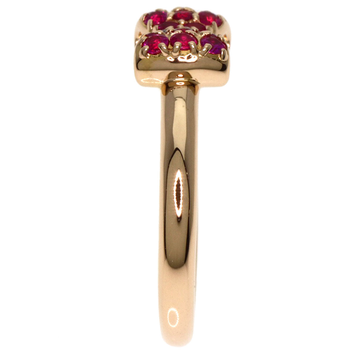 Ponte Vecchio   Ring Ribbon Pink Sapphire Diamond K18 Pink Gold Ladies