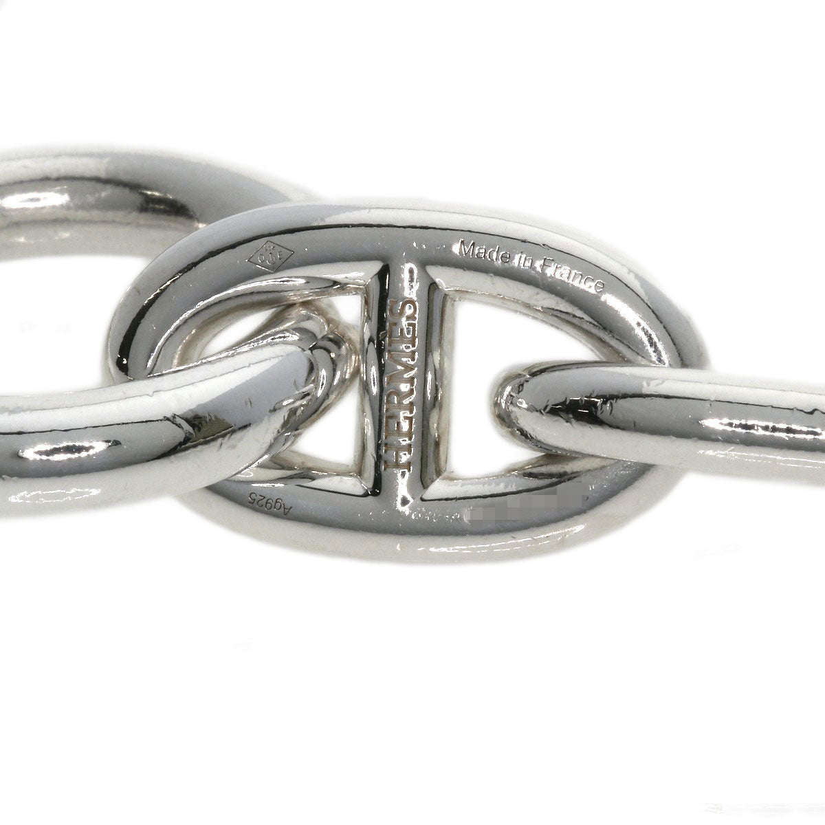 HERMES   Bracelet Shane Dunkle GM Silver Ladies