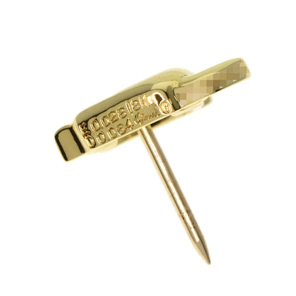 Gimel Dog Motif Diamond Emerald Pin Brooch Brooch K18 Yellow Gold Ladies [Used]