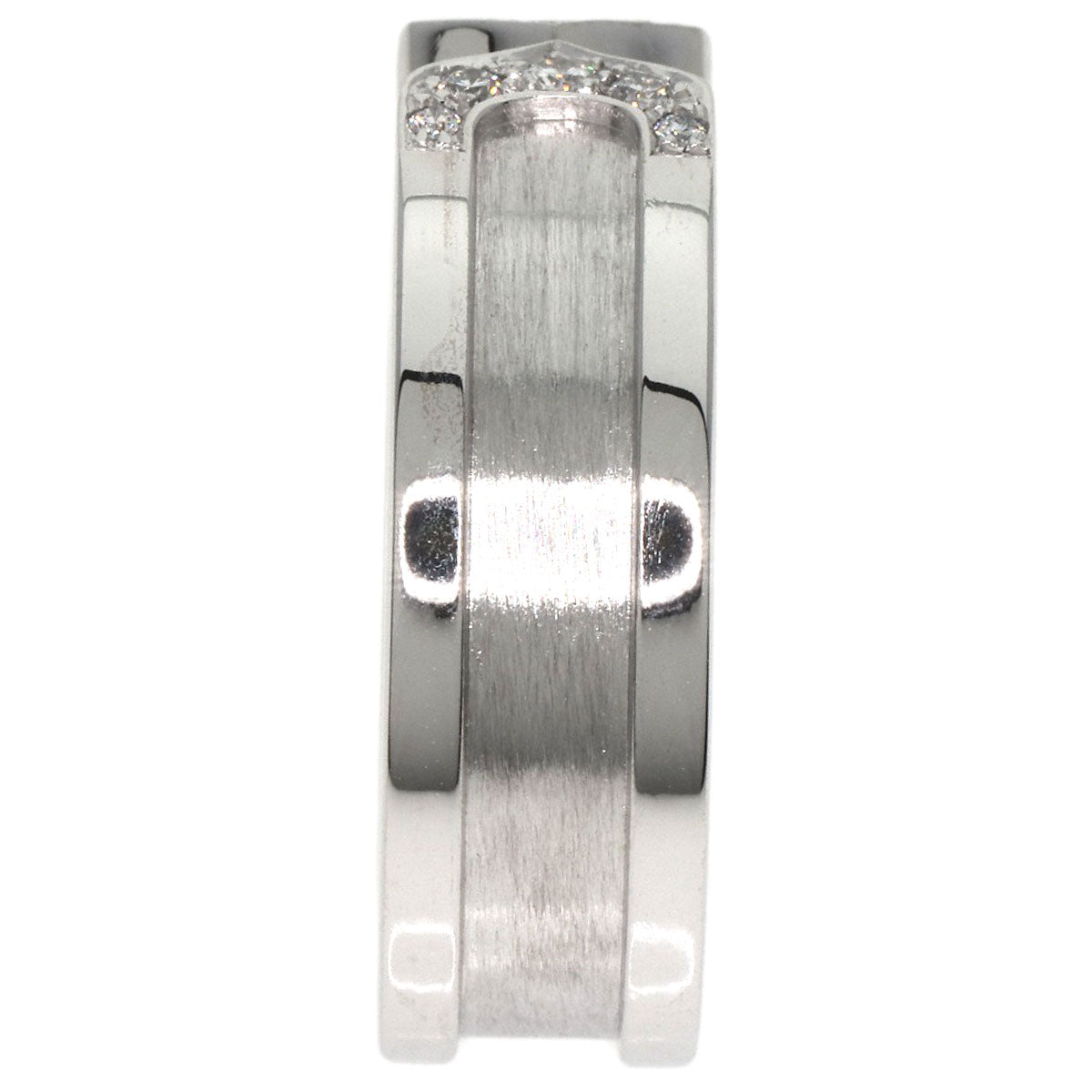 CARTIER   Ring C2 Diamond #56 K18 White Gold Ladies