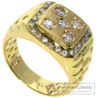 0.28ct Diamond Ring K18 Yellow Gold  11.72g　Ladies