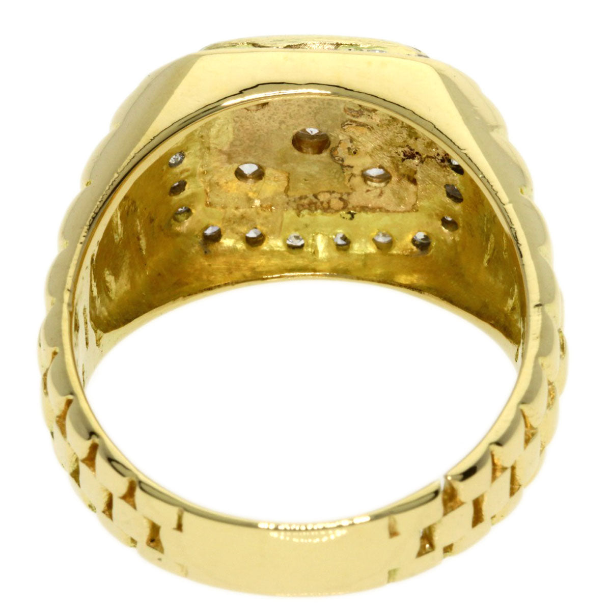 0.28ct Diamond Ring K18 Yellow Gold  11.72g　Ladies