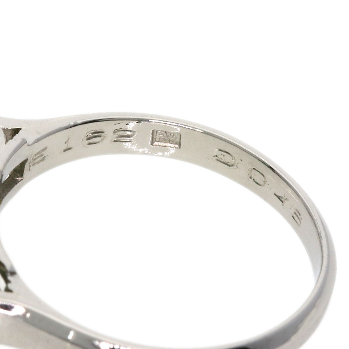 1.62ct Emerald Diamond Ring Platinum PT850  4.5g　Ladies